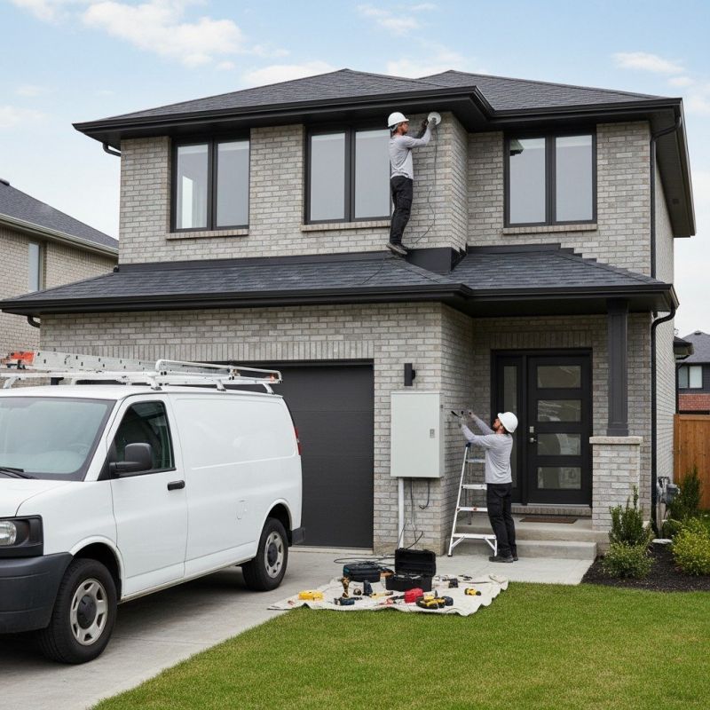 Local Home Automation Video Surveillance pros at work